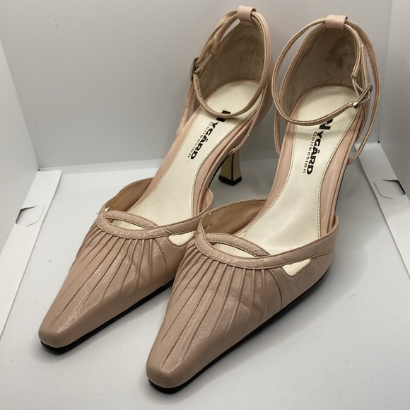 Nygard Collection Women’s Pink Leather Ankle Strap High Heels Size 7M - Picture 14 of 16